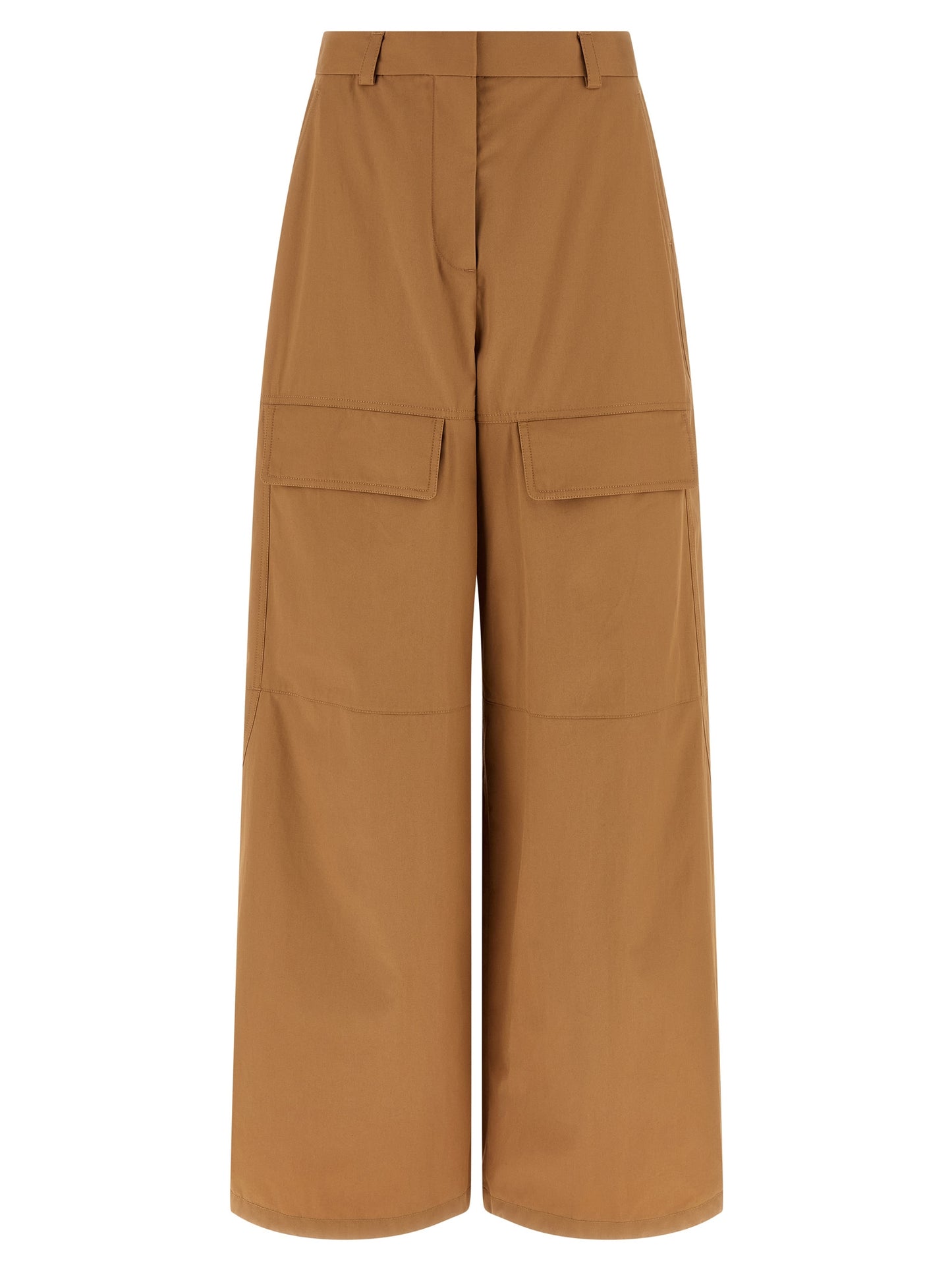 Stella McCartney Women's Cotton Cargo Pants - Beige