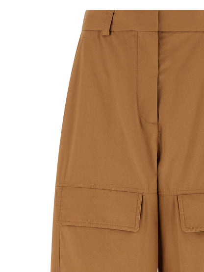 Stella McCartney Women's Cotton Cargo Pants - Beige