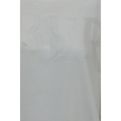 T-Shirt by Burberry for women in cotton white & print showcases a dramatic silhouette, elegantly detailed with a dramatic and for a truly dramatic finish.