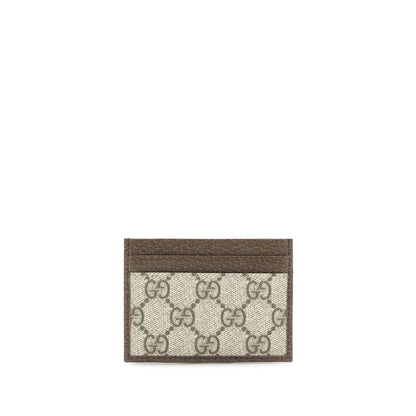 Cardholder Card Case by Gucci for women in polyurethane polyester cotton brown, gold & signature features an meticulous design, elegantly showcasing the refined Gg Ophidia Polyurethane Polyester Cotton Cardholder Card Case aesthetic while integrating sophisticated card-organization compact-design.