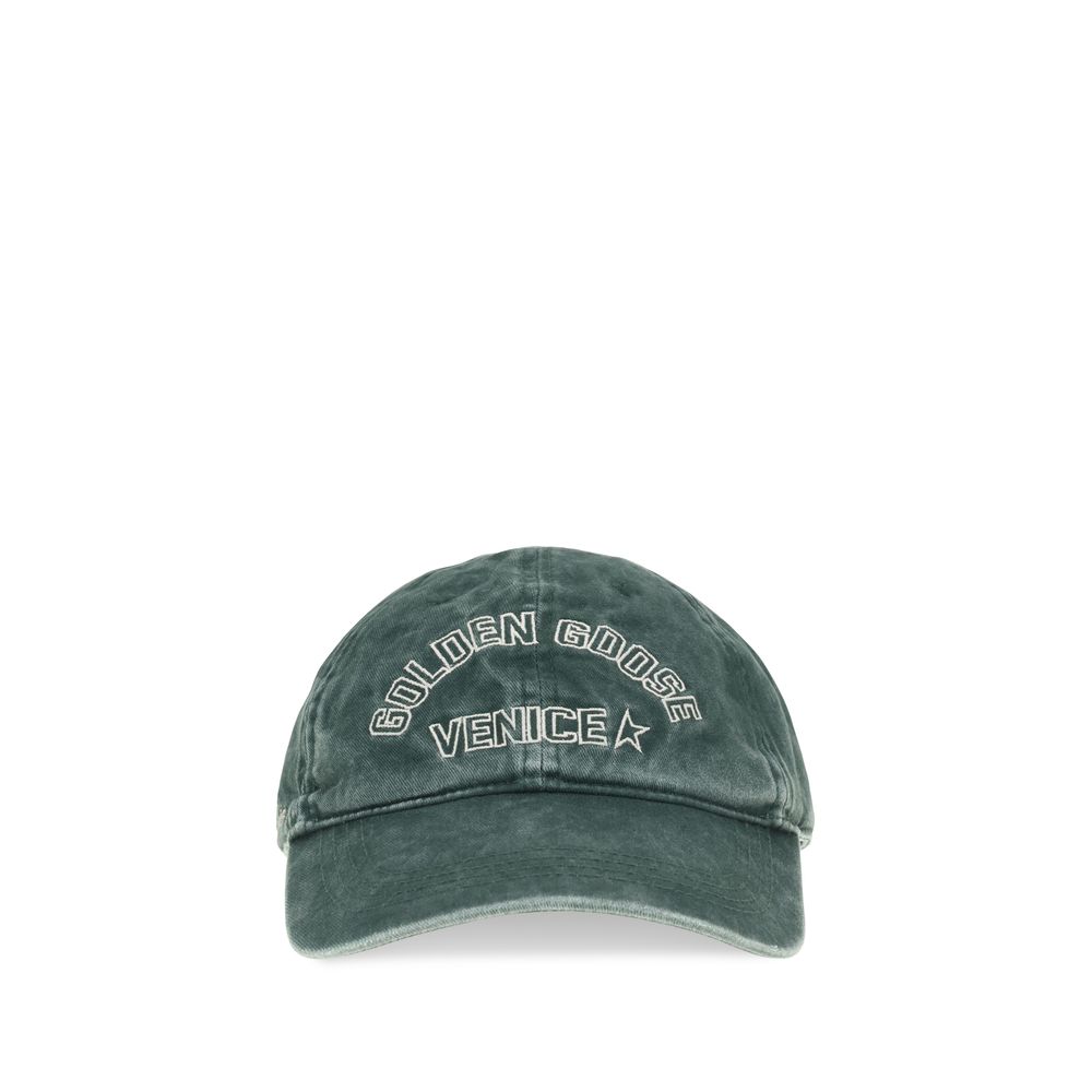This Baseball Cap by Golden Goose for women in cotton bicolour presents a distinguished silhouette, meticulously showcasing the signature aesthetic and high-end profile of the Cotton Baseball Cap.