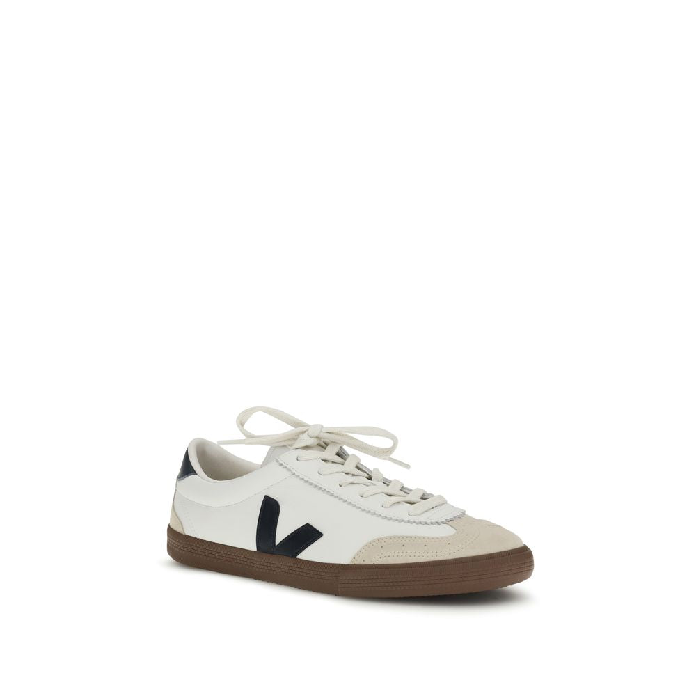 Athletic Sneakers by Veja for men in bos taurus calf leather white features an effortless chic silhouette, showcasing the signature athletic style of the Men's Athletic Bos Taurus Calf Leather Sneakers collection with a truly effortless chic finish.