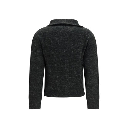 Sweatshirt by Isabel Marant Étoile for women in polyamide polyester cotton merino wool & linen black & toile features an magnificent silhouette, showcasing a sophisticated high-collar neckline and detail for a truly magnificent finish.