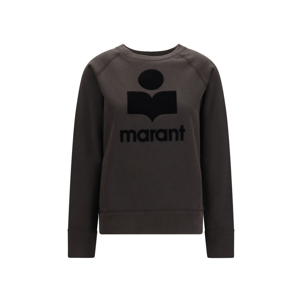Sweatshirt by Isabel Marant Étoile for women in cotton black, toile & monogram presents a smart casual silhouette, featuring a smart casual crew neckline and for a sophisticated look.