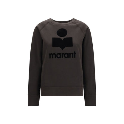 Sweatshirt by Isabel Marant Étoile for women in cotton black, toile & monogram presents a smart casual silhouette, featuring a smart casual crew neckline and for a sophisticated look.
