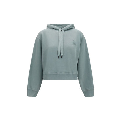 Sweatshirt Hoodie by Isabel Marant Étoile for women in cotton polyester gray & toile showcases a city-ready silhouette, artfully detailed with a signature hooded neckline and long-sleeve for a city-ready finish.