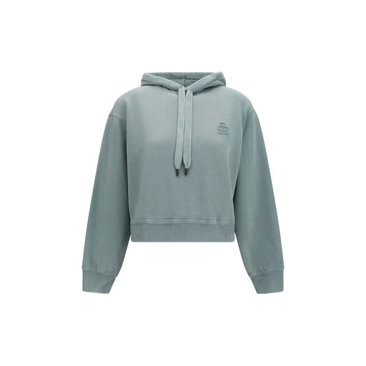 Sweatshirt Hoodie by Isabel Marant Étoile for women in cotton polyester gray & toile showcases a city-ready silhouette, artfully detailed with a signature hooded neckline and long-sleeve for a city-ready finish.