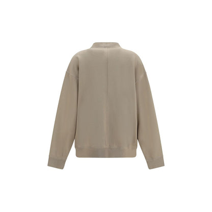 Cardigan by Isabel Marant Étoile for women in cotton polyester beige & toile features an impeccable silhouette, showcasing a sophisticated v-neck neckline and detail for a truly impeccable finish.