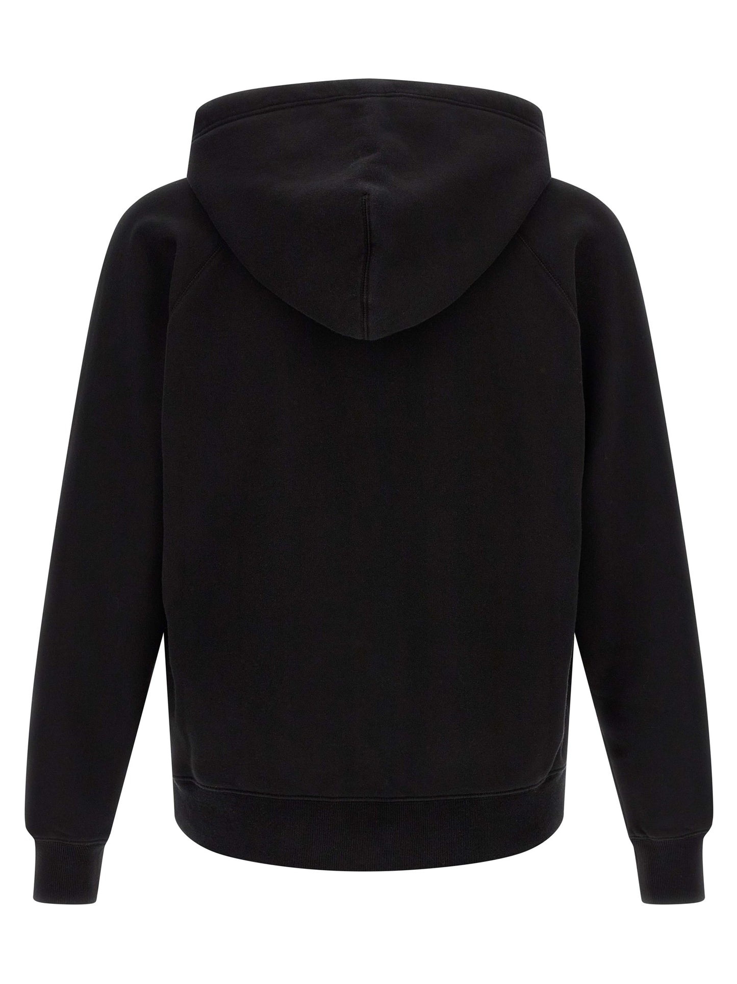 Sweatshirt Hoodie by Tom Ford for men in cotton black features a edgy silhouette, detailed with a edgy hooded neckline and for a refined finish.