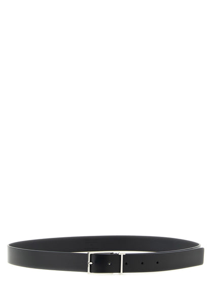 Belt by Tom Ford for men in calfskin leather & palladium black & palladium presents a artisanal silhouette from the Calfskin Leather & Palladium Belt collection, showcasing an artisanal design and refined craftsmanship for a artisanal look.