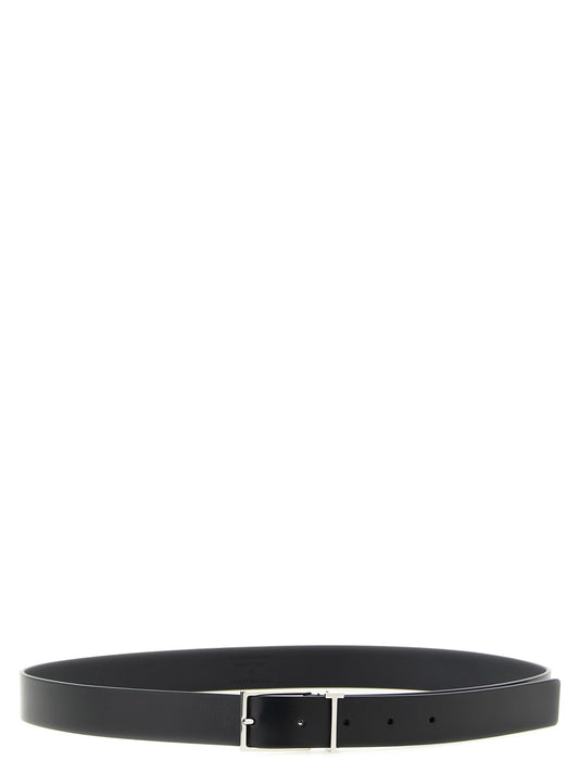 Belt by Tom Ford for men in calfskin leather & palladium black & palladium presents a artisanal silhouette from the Calfskin Leather & Palladium Belt collection, showcasing an artisanal design and refined craftsmanship for a artisanal look.