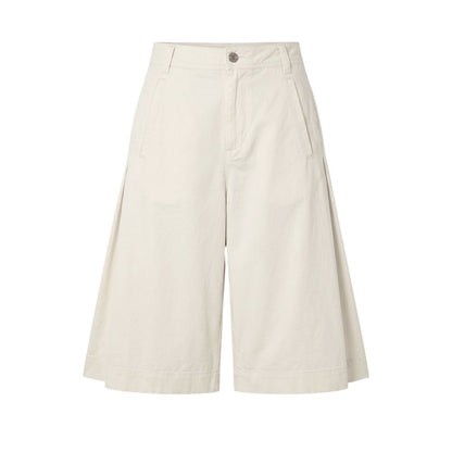 Mr&Mrs Italy White Cotton Women's Shorts
