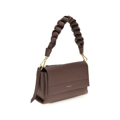 2-in-1 Shoulder & Crossbody Flap Bag by Coccinelle for women in bos taurus calf leather brown & signature showcases a enviable silhouette, artfully detailed with a secure flap, zipper & magnetic, organized external-pockets, and versatile crossbody-strap, shoulder-strap, adjustable-strap & handle for a enviable look.