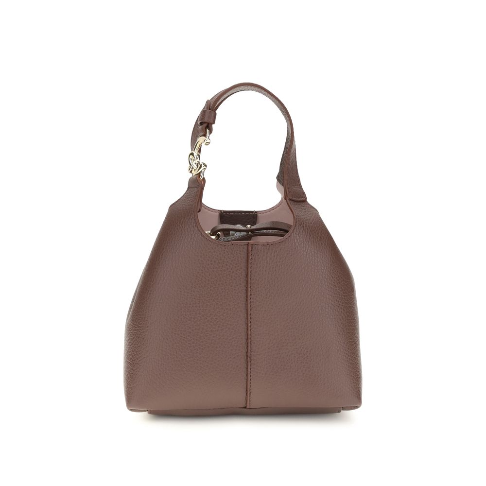 This Compact Handbag by Coccinelle for women in bos taurus calf leather and beige presents a sculptural silhouette featuring a secure , ample , and versatile shoulder-strap & handle for a sculptural finish.