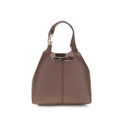 This Compact Handbag by Coccinelle for women in bos taurus calf leather and beige presents a sculptural silhouette featuring a secure , ample , and versatile shoulder-strap & handle for a sculptural finish.