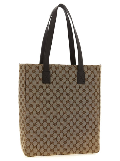 Shoulder Bag by Gucci for men in poly cotton & leather brown, signature & monogram features a effortless sophistication silhouette, secured by a zipper with ample and versatile shoulder-strap & handle for a effortless sophistication finish.