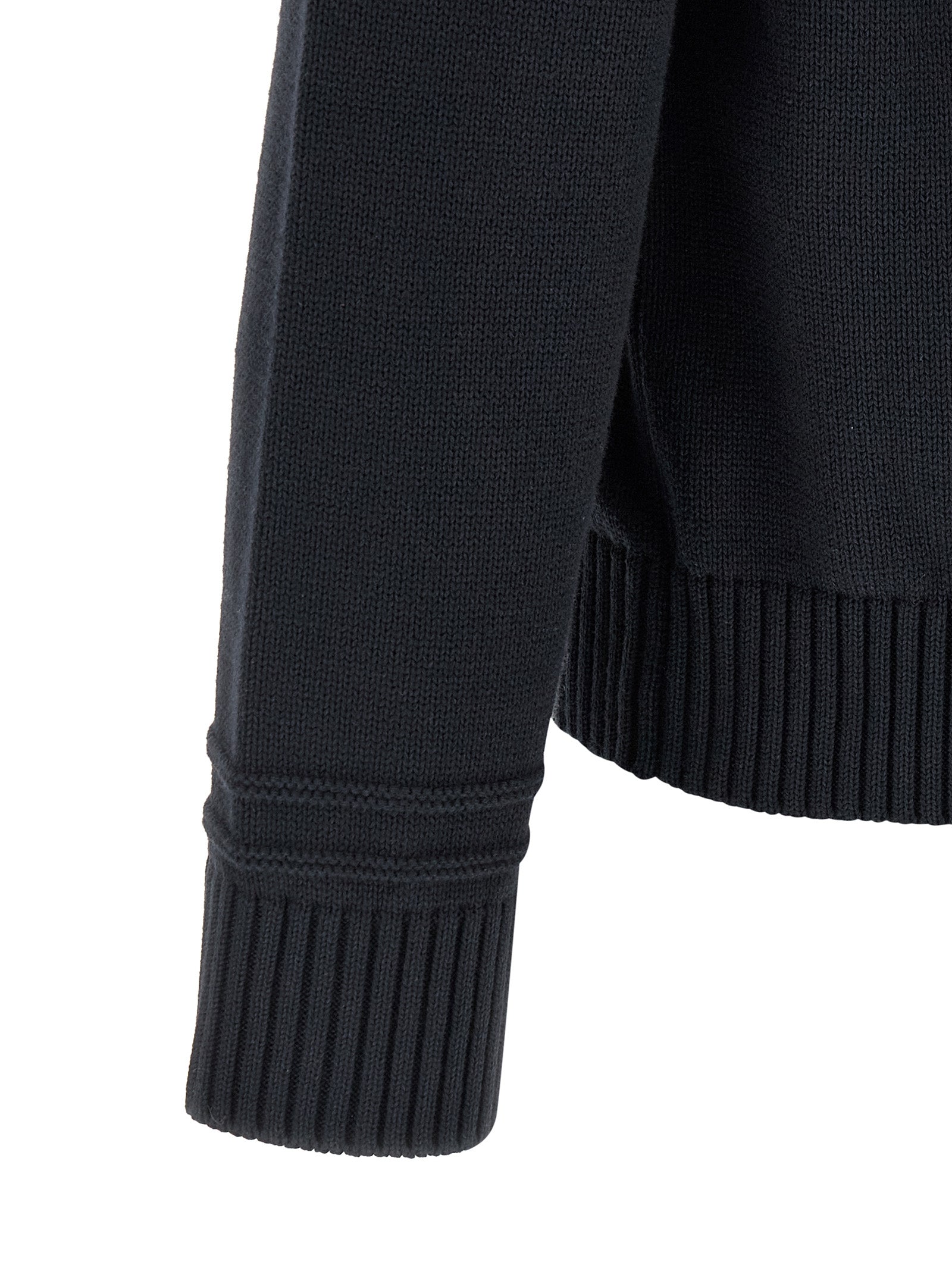 Cardigan by Gucci for men in wool cotton blue features an crisp silhouette, showcasing a sophisticated and detail for a truly crisp finish.