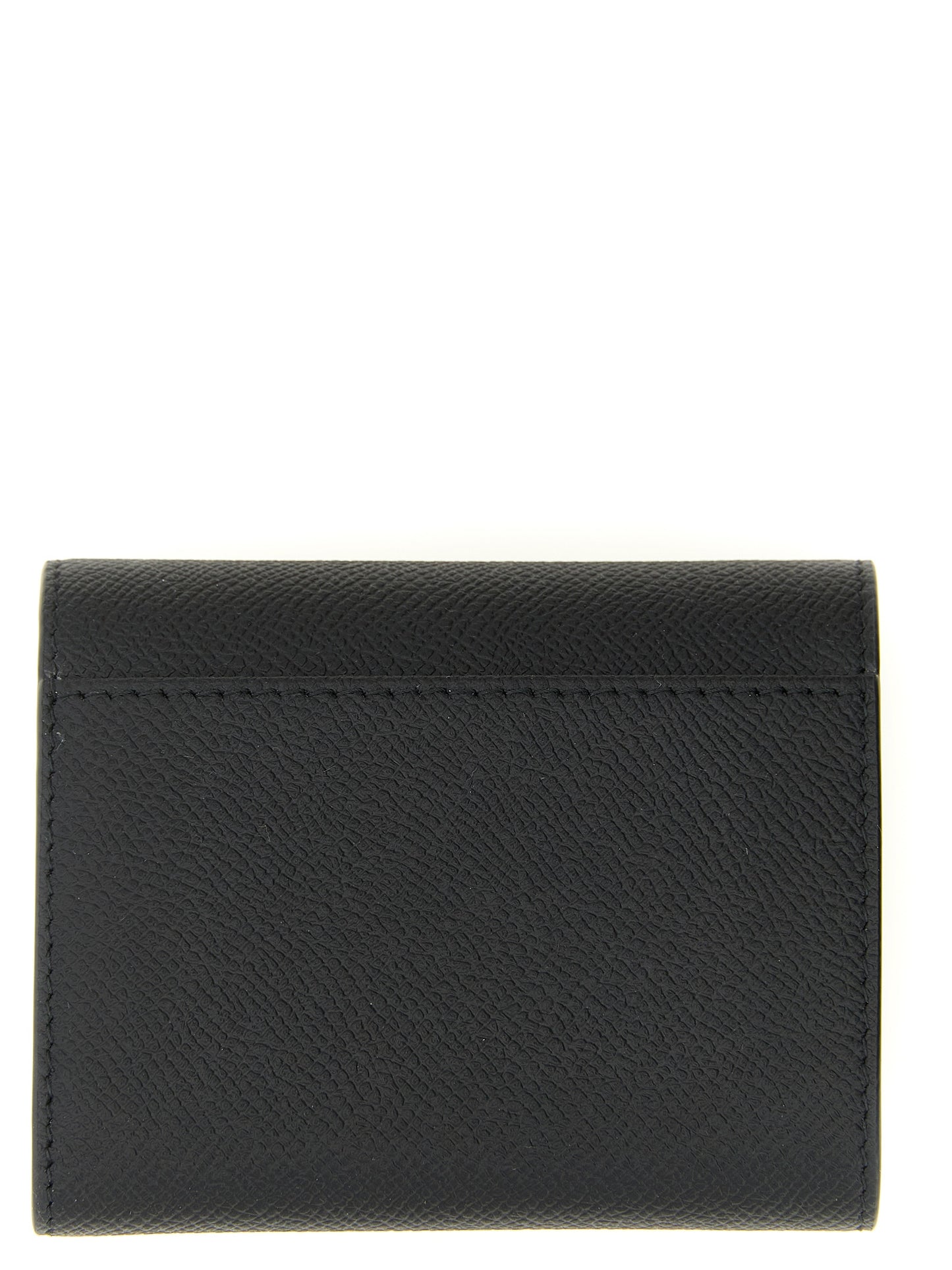 Cardholder Card Case by Maison Margiela for women in bos taurus calf suede leather black, silver & signature showcases a couture-grade silhouette from the Four Stitches Bos Taurus Calf Suede Leather Cardholder Card Case collection, highlighting functional card-organization compact-design coin-purse for a couture-grade finish.