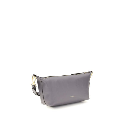 Shoulder Bag by Coccinelle for women in bos taurus calf leather gray, gold & signature features an effortlessly chic silhouette with a secure zipper, ample external-pockets, and versatile shoulder-strap & adjustable-strap for effortlessly chic everyday luxury.
