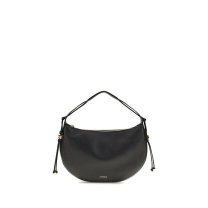 Shoulder Bag by Coccinelle for women in bos taurus grained calf leather black, gold & signature features a enviable silhouette, showcasing a secure zipper, ample , and enviable shoulder-strap for a enviable finish.