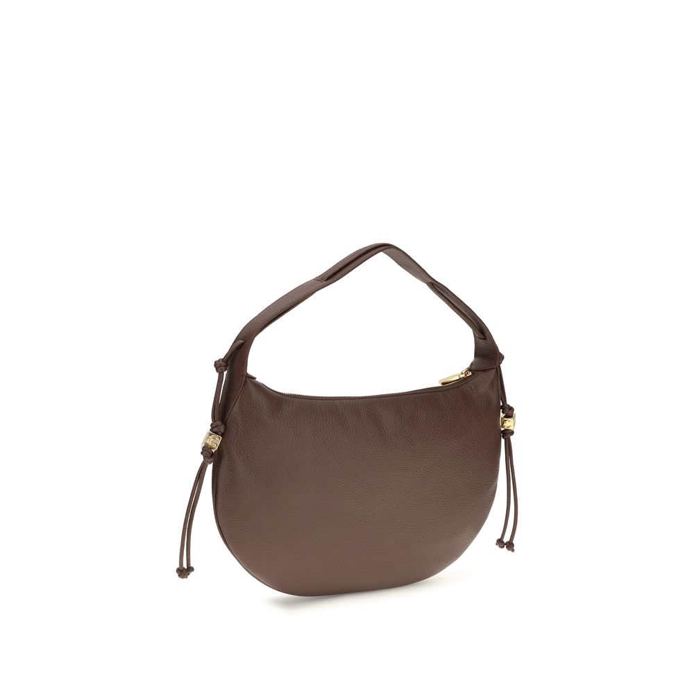 Shoulder Bag by Coccinelle for women in bos taurus grained calf leather brown, gold & signature features a effortless chic silhouette with a secure zipper, ample , and versatile shoulder-strap for a effortless chic finish.