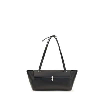 Small 2-in-1 Shoulder & Crossbody Evening Bag by Savette for women in bos taurus calf leather black features an effortlessly chic silhouette with a secure zipper, ample , and versatile crossbody-strap & shoulder-strap for effortlessly chic everyday luxury.