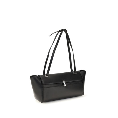 Small 2-in-1 Shoulder & Crossbody Evening Bag by Savette for women in bos taurus calf leather black showcases a enviable silhouette, artfully detailed with a secure zipper, organized , and versatile crossbody-strap & shoulder-strap for a enviable look.