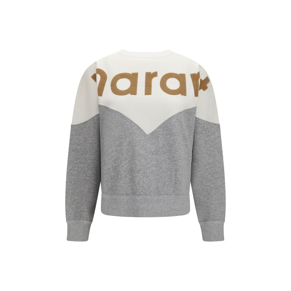 Sweatshirt by Isabel Marant Étoile for women in cotton polyester gray, toile & monogram features an magnificent silhouette, showcasing a sophisticated crew neckline and detail for a truly magnificent finish.