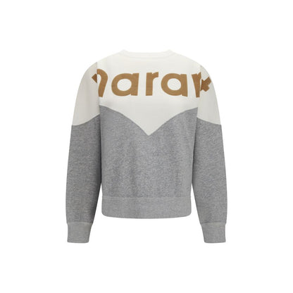 Sweatshirt by Isabel Marant Étoile for women in cotton polyester gray, toile & monogram features an magnificent silhouette, showcasing a sophisticated crew neckline and detail for a truly magnificent finish.
