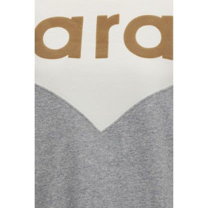 Sweatshirt by Isabel Marant Étoile for women in cotton polyester gray, toile & monogram features a unrivaled silhouette with a refined and unrivaled detailing for a sophisticated look.