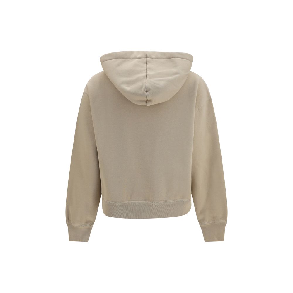 Sweatshirt Hoodie by Isabel Marant Étoile for women in cotton polyester beige & toile features a authentic silhouette, showcasing a sophisticated hooded neckline and authentic detail for a refined finish.