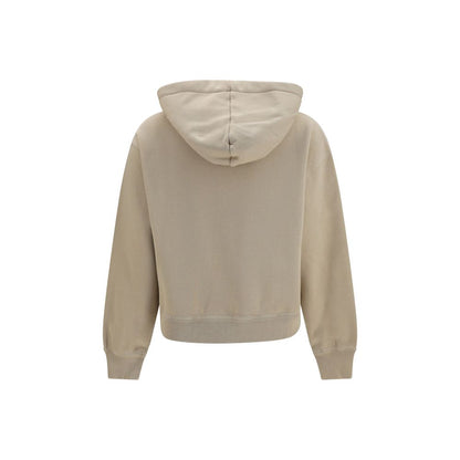 Sweatshirt Hoodie by Isabel Marant Étoile for women in cotton polyester beige & toile features a authentic silhouette, showcasing a sophisticated hooded neckline and authentic detail for a refined finish.
