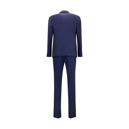 Lardini Blue Wool Oves Aries Two-Piece Suit