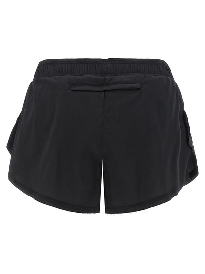 Bermuda Shorts by Y-3 for women in stretch polyamide black & print showcases a on trend silhouette, featuring a tailored athletic & wide with a classic short and sophisticated for a on trend finish.