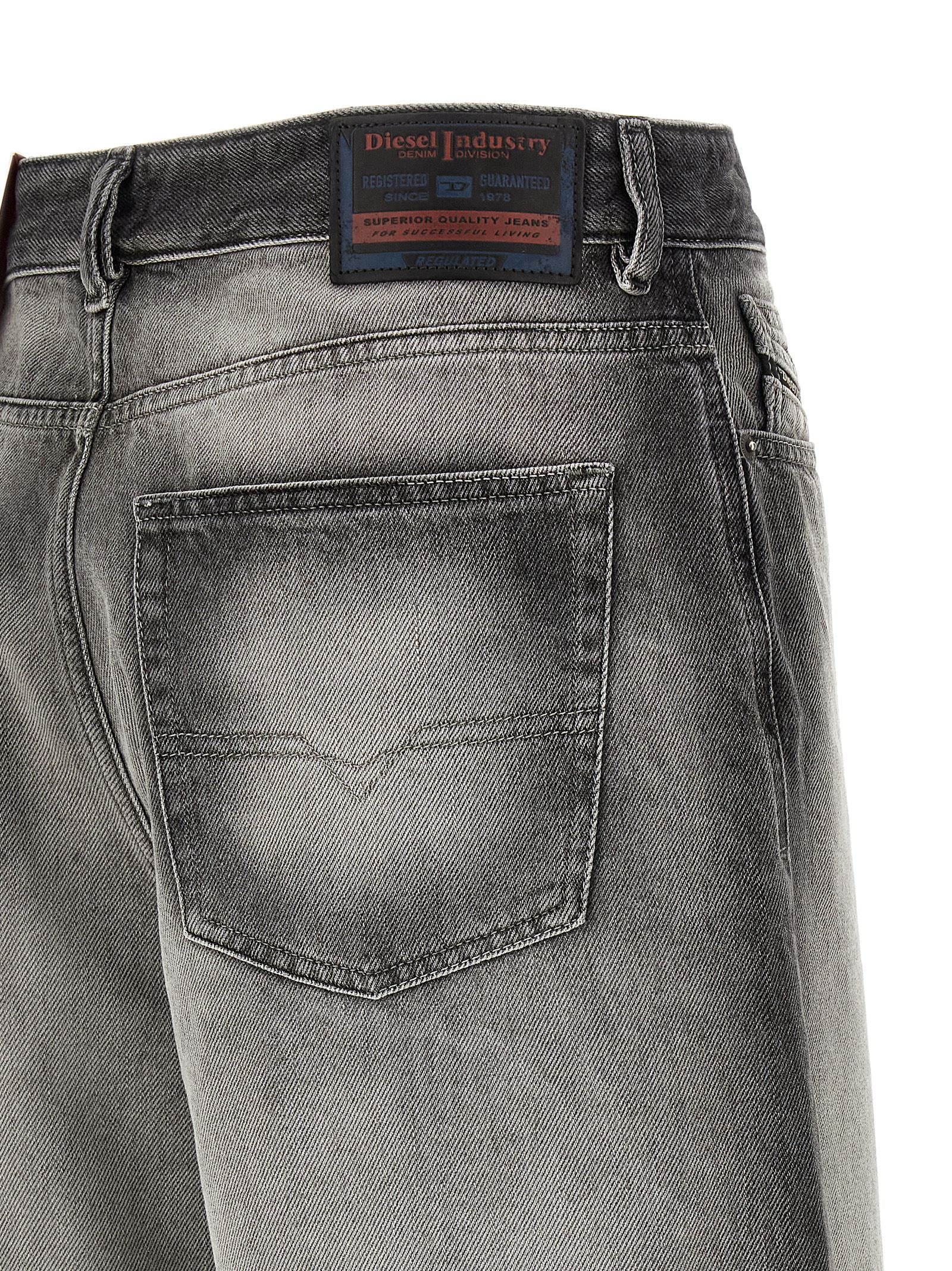 Denim Shorts by Diesel for women in lyocell & denim cotton gradient & gray features an utilitarian chic regular-fit with a short and mid rise, creating a utilitarian chic silhouette perfect for elevated casual styling.