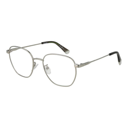 Eyeglasses Frames by Polaroid for men in metal silver showcases a reflective silhouette, artfully incorporating a sophisticated silver coloured frame with a distinct full-frame frame design.