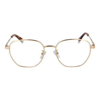 Eyeglasses Frames by Polaroid for men in metal and gold showcases an refined full-frame frame design featuring a sophisticated gold coloured frame for an refined and refined aesthetic.