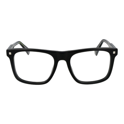 Eyeglasses Frames by Polaroid for men in acetate and black showcases an refined full-frame frame design featuring a sophisticated black coloured frame for an refined and refined aesthetic.