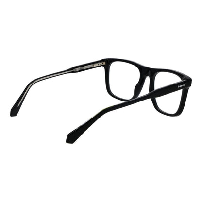 Eyeglasses Frames by Polaroid for men in acetate black showcases a refined full-frame frame design with a refined black coloured frame finish for a refined and sophisticated look.