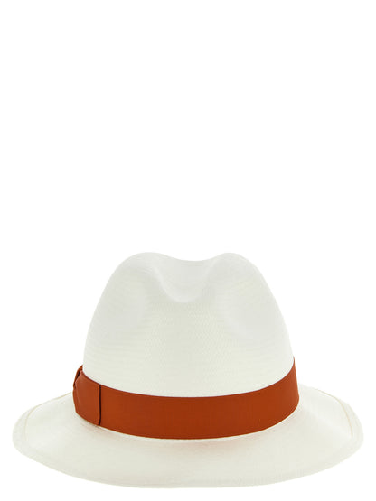 Borsalino Fedora Hemp & Hay - Bordeaux