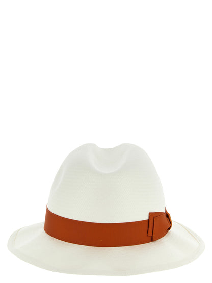 Borsalino Fedora Hemp & Hay - Bordeaux