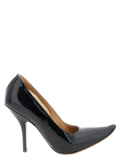 High-Heel Pumps Heels by Maison Margiela for women in calfskin & goat leather black features a effortless chic silhouette, showcasing the Women's Calfskin & Goat Leather High-Heel Pumps Heels design with a effortless chic high-heel and for a effortless chic finish.
