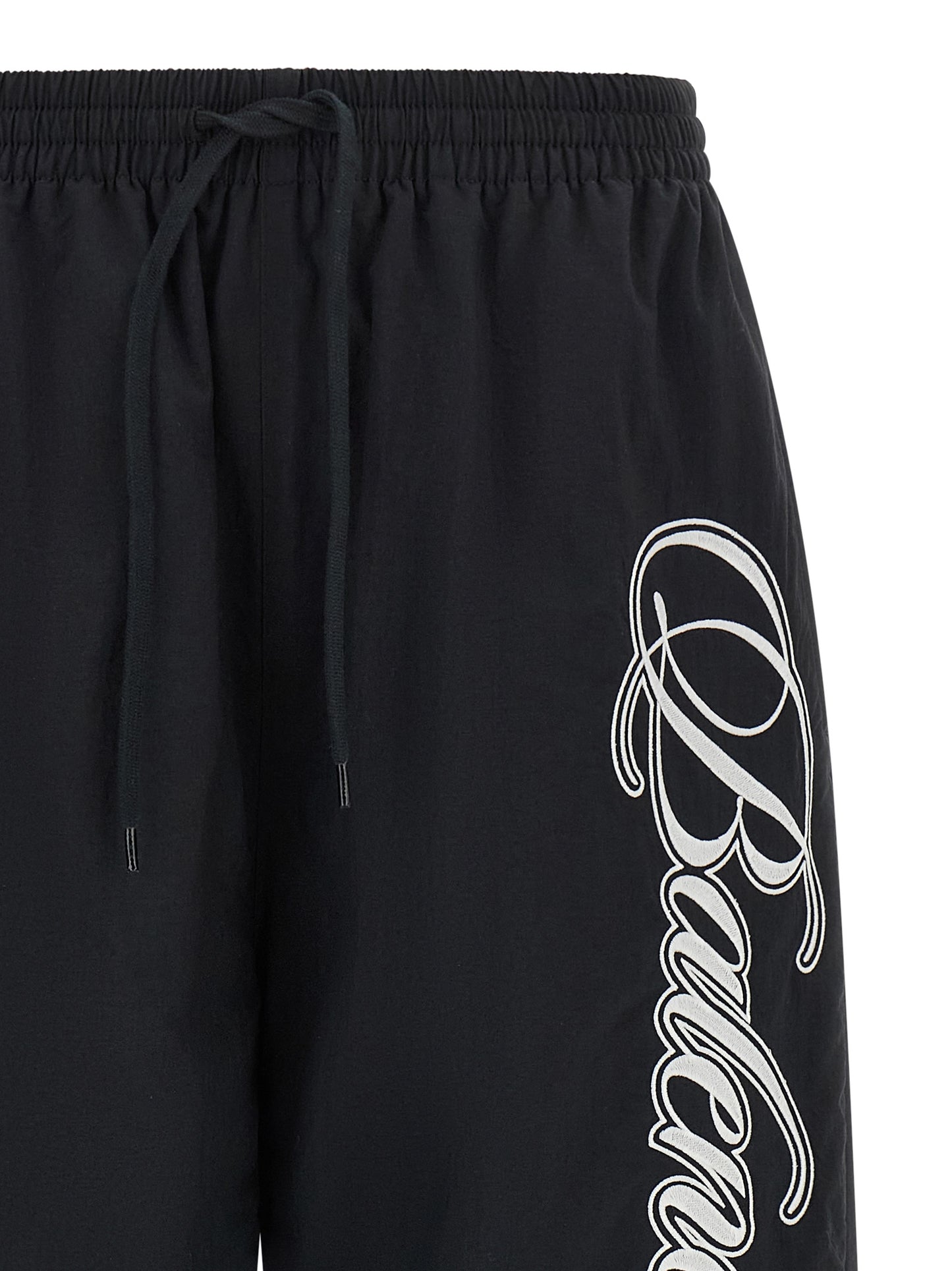 Activewear Pants by Balenciaga for women in nylon canvas multicolor features an versatile silhouette, integrating performance-ready with a versatile straight-leg & athletic, long, and .