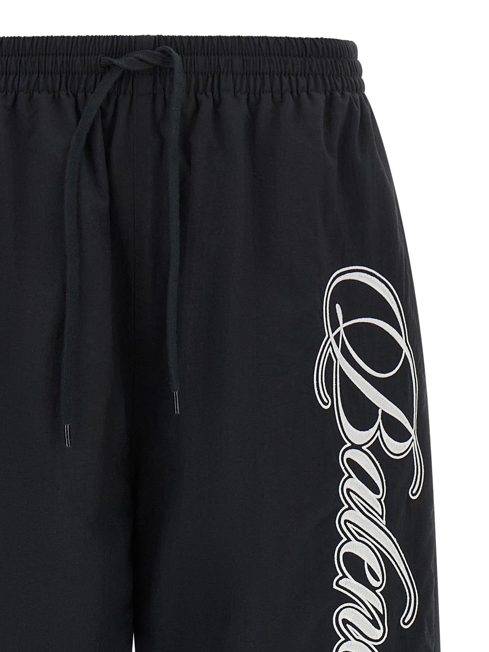 Activewear Pants by Balenciaga for women in nylon canvas multicolor features an versatile silhouette, integrating performance-ready with a versatile straight-leg & athletic, long, and .