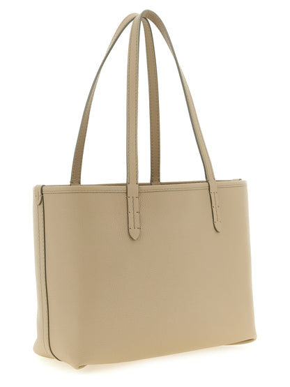 Tote Clutch Bag by Burberry for women in calfskin leather & cotton beige & patterned showcases a statuesque Bloomsbury Calfskin Leather & Cotton Tote Clutch Bag design, featuring a secure , ample , and versatile handle & detachable-strap for a statuesque finish.