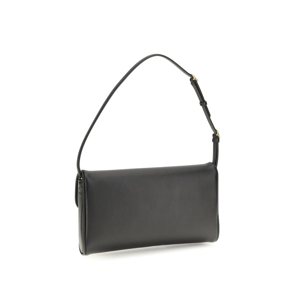 Compact Shoulder Bag by Valentino Garavani for women in bio-acetate & bos taurus nappa calfskin leather brown & signature showcases a enviable silhouette, artfully detailed with a secure magnetic, organized single-compartment, and versatile shoulder-strap, adjustable-strap & handle for a enviable look.