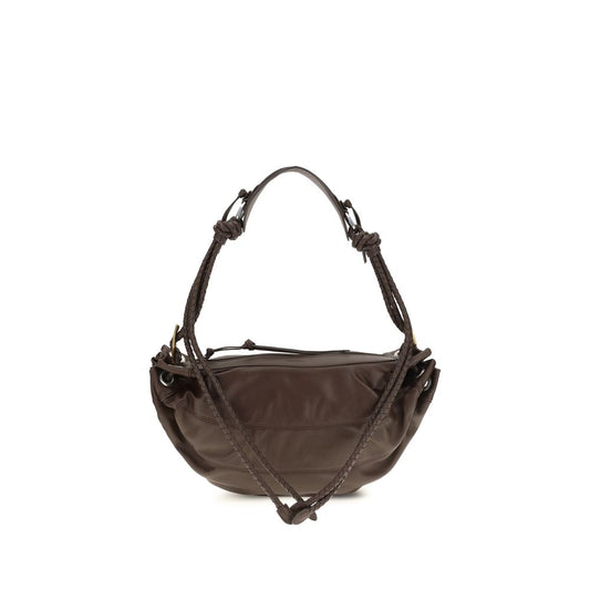 Shoulder Bag by Isabel Marant for women in lambskin leather black, brown & signature features a effortless chic silhouette with a secure zipper, ample cardholder, and versatile shoulder-strap, adjustable-strap & handle for a effortless chic finish.