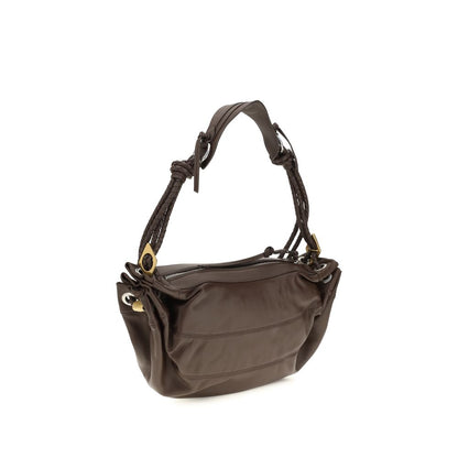 Shoulder Bag by Isabel Marant for women in lambskin leather black, brown & signature features a enviable silhouette, showcasing a secure zipper, ample cardholder, and enviable shoulder-strap, adjustable-strap & handle for a enviable finish.
