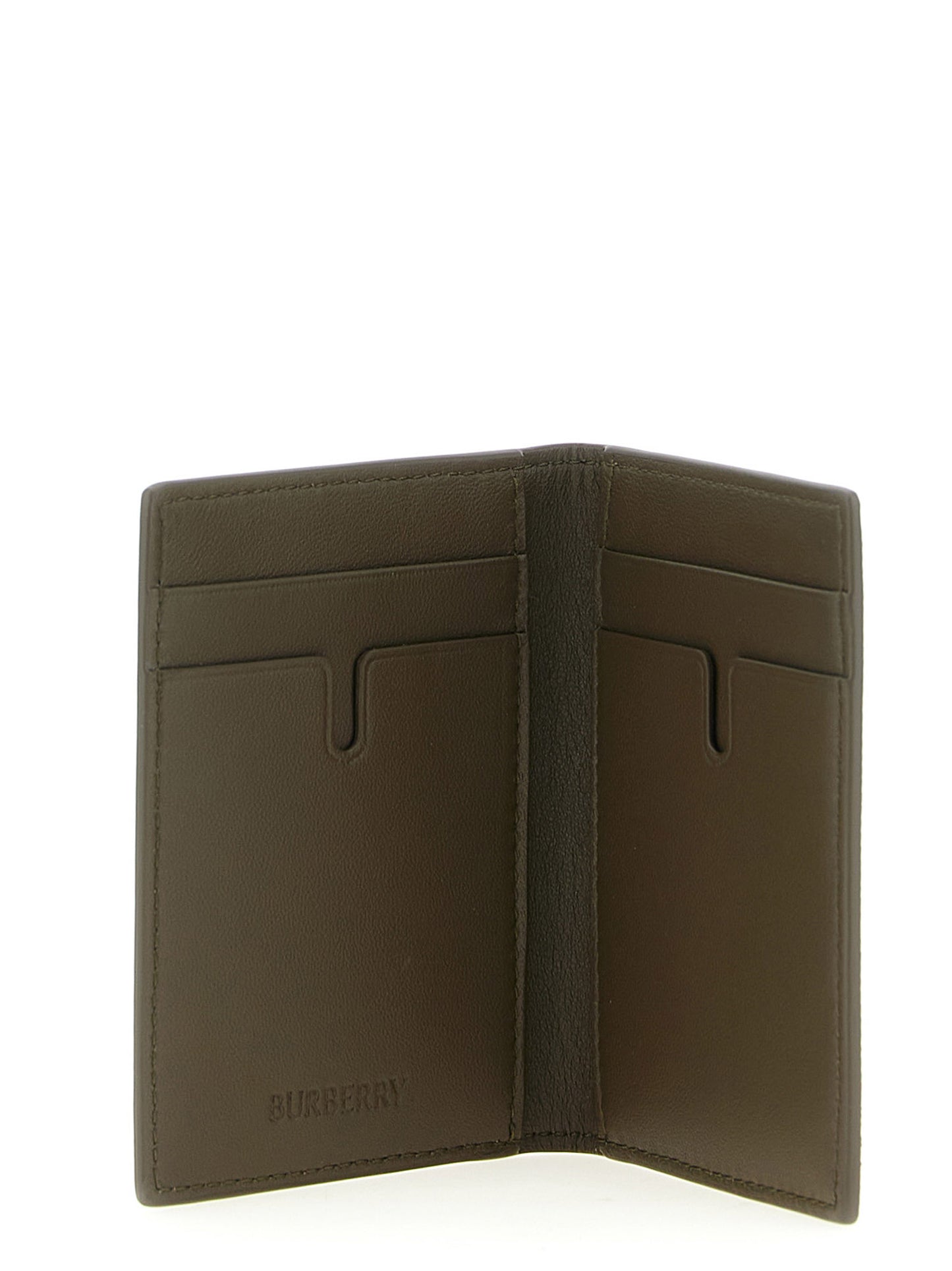 Cardholder Card Case by Burberry for men in poly cotton leather beige, black, green, olive, red, sand, white & patterned features an meticulous design, elegantly showcasing the refined Icon Poly Cotton Leather Cardholder Card Case aesthetic while integrating sophisticated card-organization compact-design.