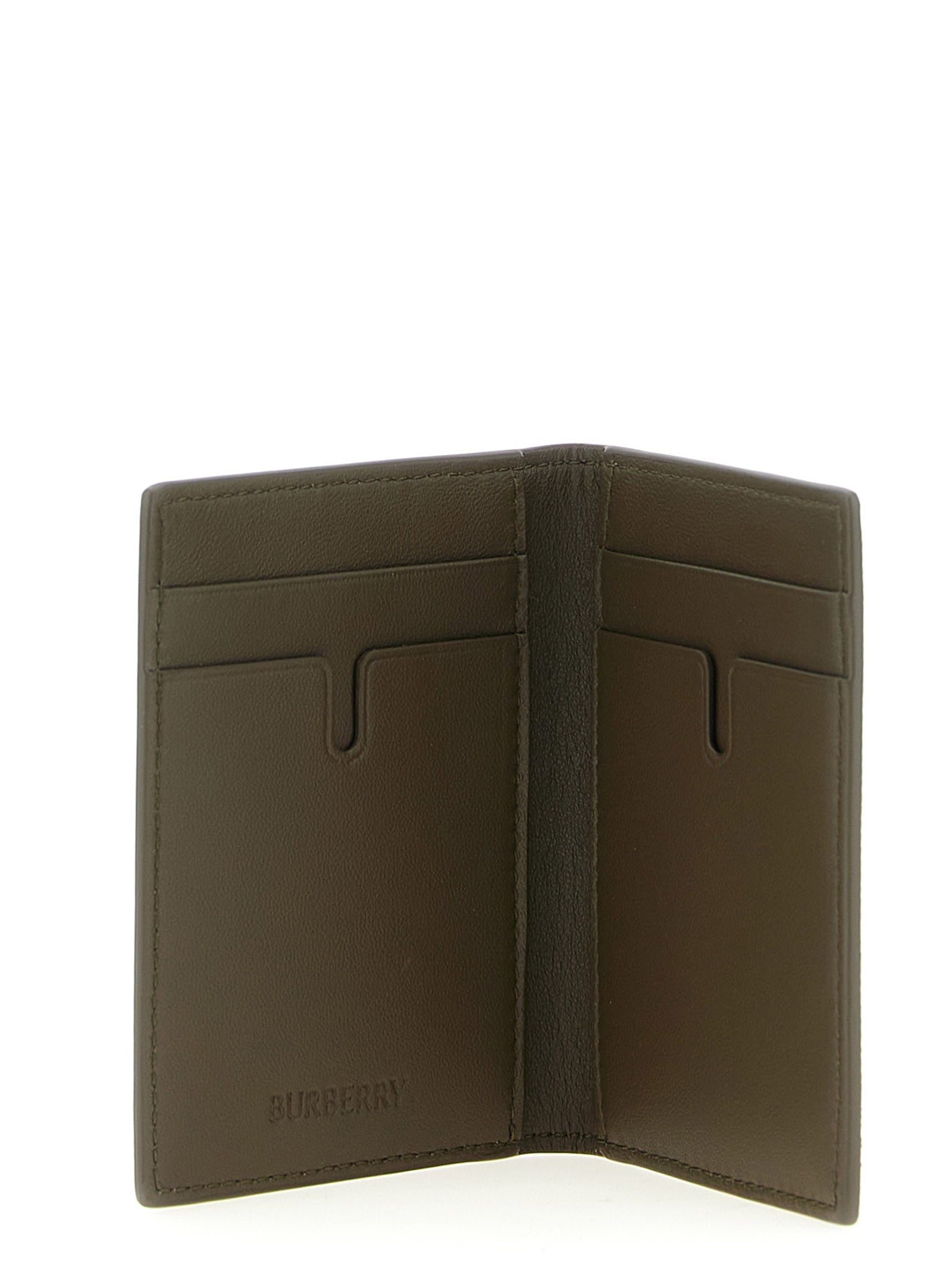Cardholder Card Case by Burberry for men in poly cotton leather beige, black, green, olive, red, sand, white & patterned features an meticulous design, elegantly showcasing the refined Icon Poly Cotton Leather Cardholder Card Case aesthetic while integrating sophisticated card-organization compact-design.